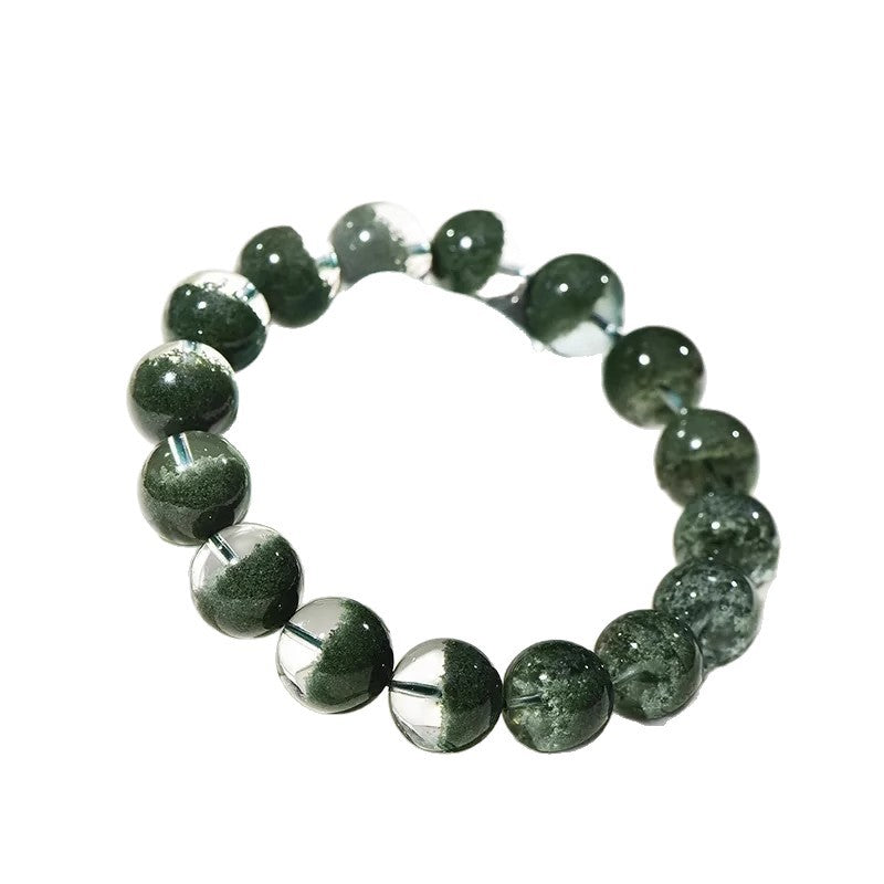Green Phantom Crystal Bracelet – Heart Healing & Love Growth Energy Stone