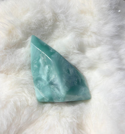 Aquamarine Crystal Tower – Calm · Courage · Inner Clarity (One of a Kind)