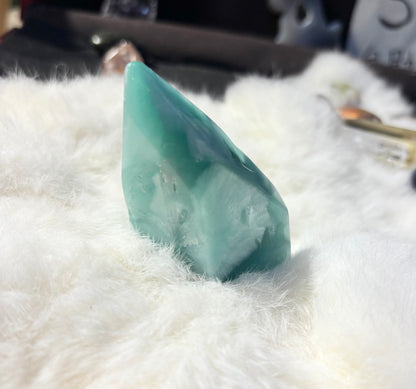 Aquamarine Crystal Tower – Calm · Courage · Inner Clarity (One of a Kind)
