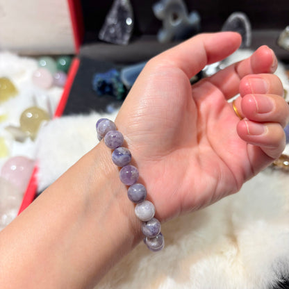 Natural Amethyst Crystal Bracelet | Healing Energy Jewelry