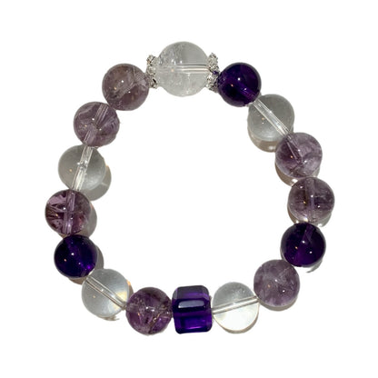 Natural Amethyst Love Healing Bracelet · Heart & Emotional Balance Crystal