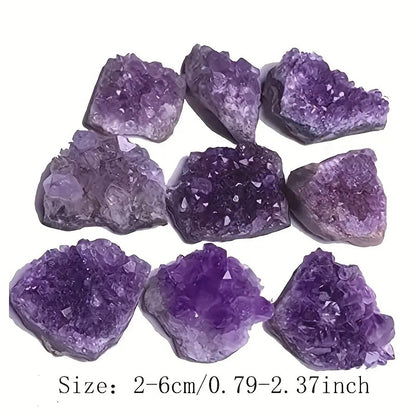 Natural Amethyst Raw Crystal Cluster · Heart Healing, Emotional Harmony & Love Attraction Stone Decor