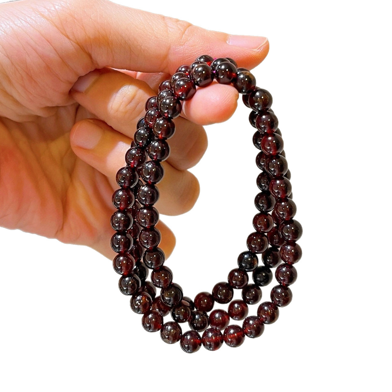 Natural Red Garnet Multi-Layer Bracelet – Passion, Love & Heart Healing Crystal Jewelry