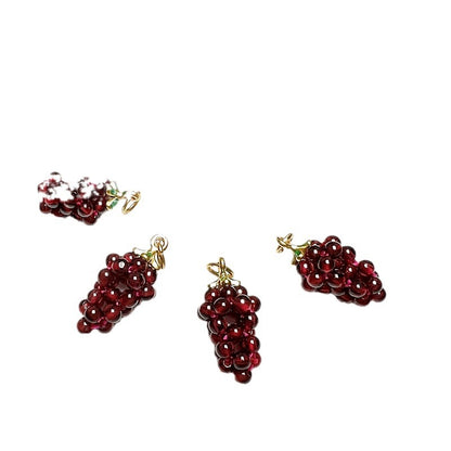 Natural Garnet “Grape Cluster” Pendant · Passion, Love Attraction & Heart Healing Crystal Necklace