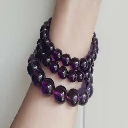 Amethyst Bracelet | Calm, Clarity & Spiritual Healing | Natural Crystal Jewelry