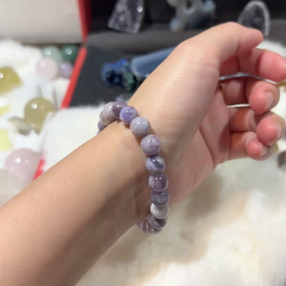 Natural Amethyst Crystal Bracelet | Healing Energy Jewelry